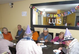 Celebramos juntos el cumpleaños de Luis